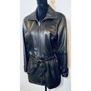 Andrew Marc Black Leather Jacket